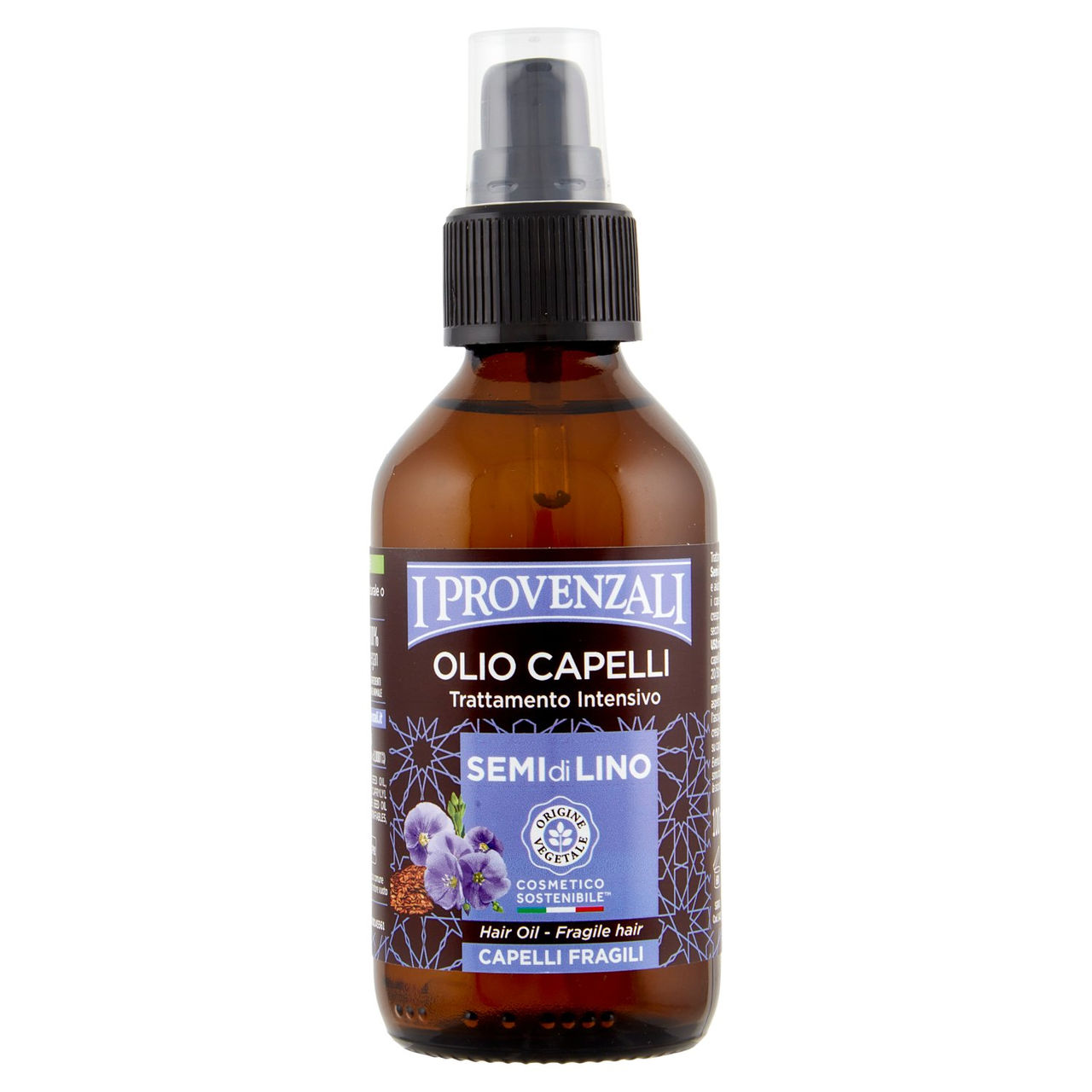 I Provenzali Olio Capelli Semi di Lino Capelli Fragili 100 mL