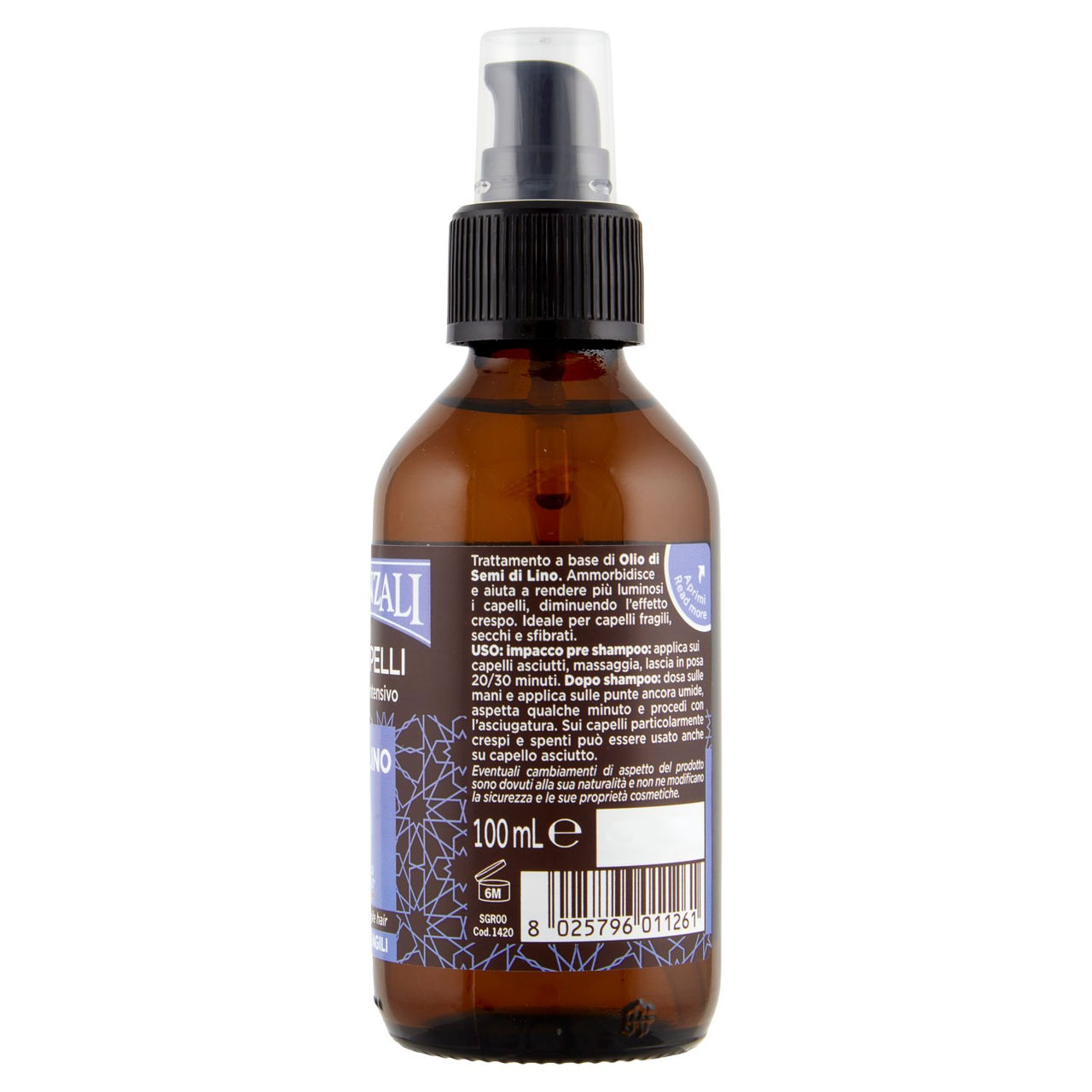 I Provenzali Olio Capelli Semi di Lino Capelli Fragili 100 mL