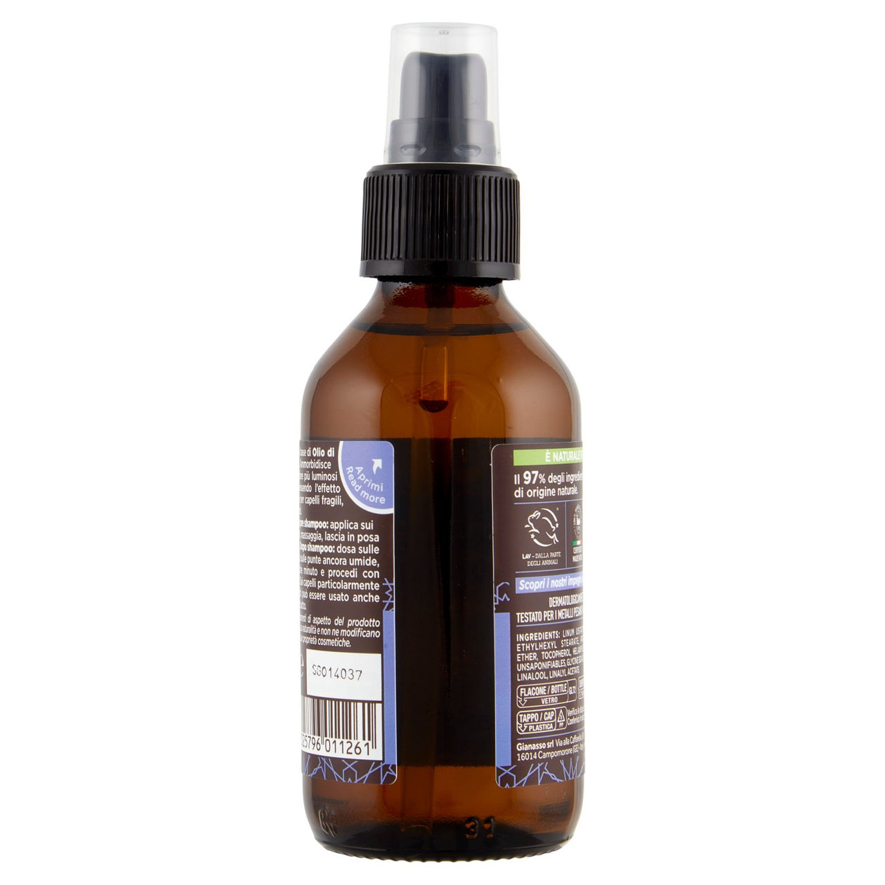 I Provenzali Olio Capelli Semi di Lino Capelli Fragili 100 mL