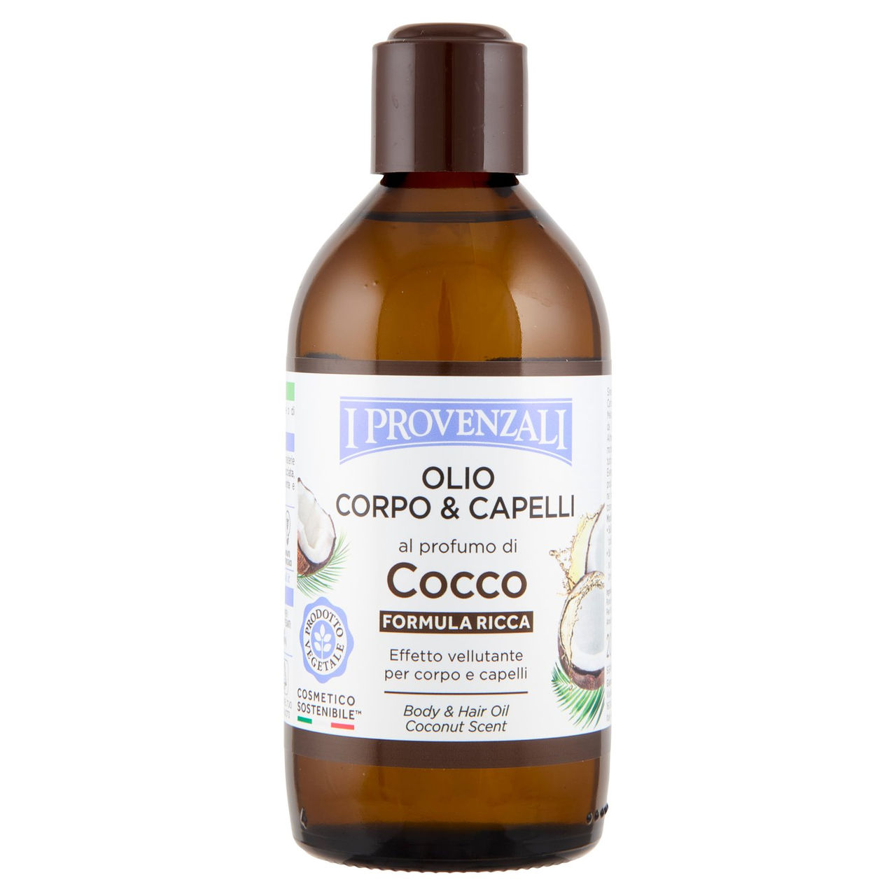 I Provenzali Olio Corpo & Capelli al profumo di Cocco Formula Ricca 200 mL