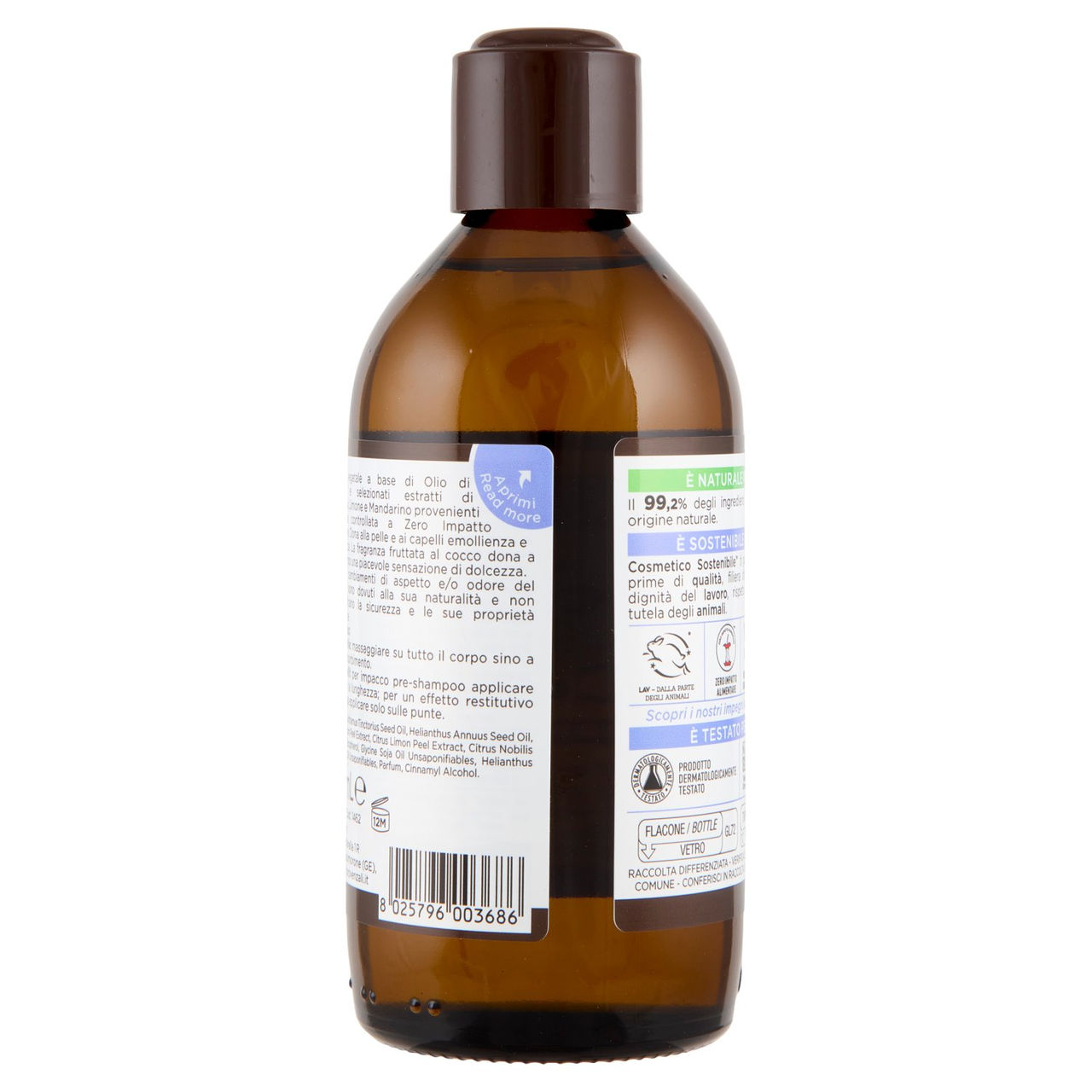 I Provenzali Olio Corpo & Capelli al profumo di Cocco Formula Ricca 200 mL