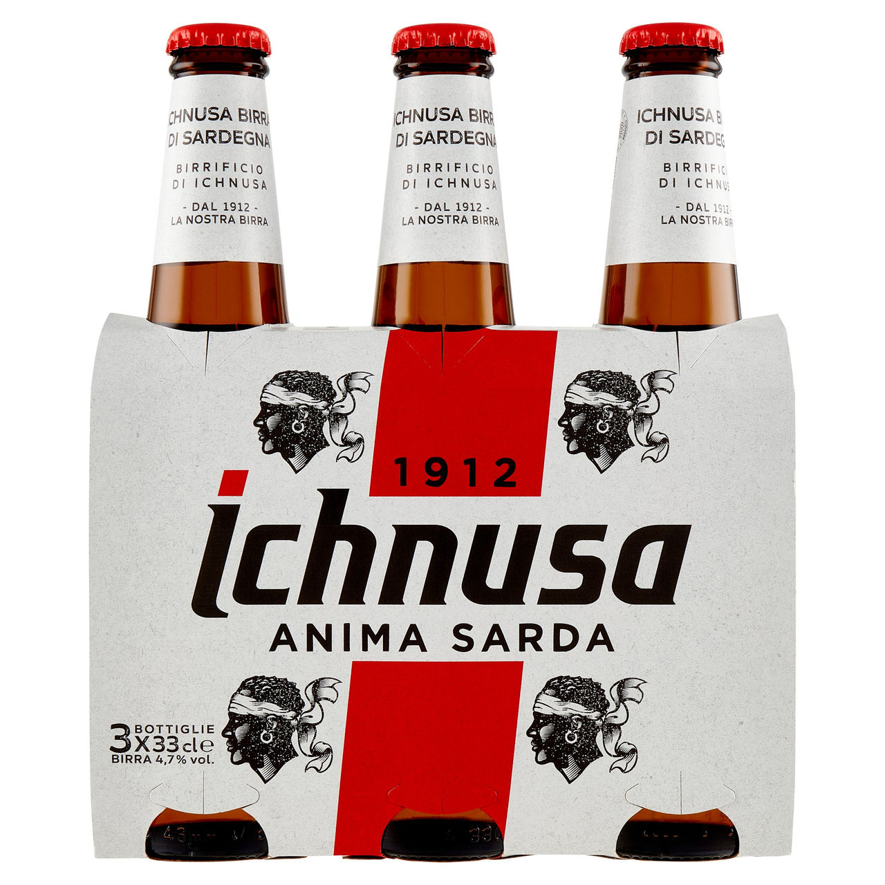 Ichnusa 3 x 33 cl in vendita online