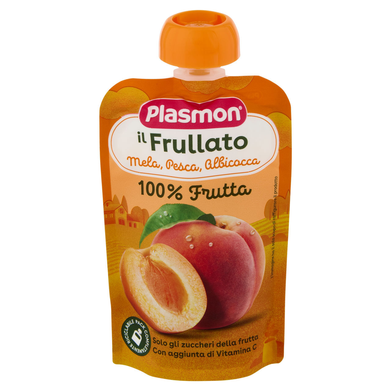 Il Frullato Plasmon mela pesca e albicocca 100 g