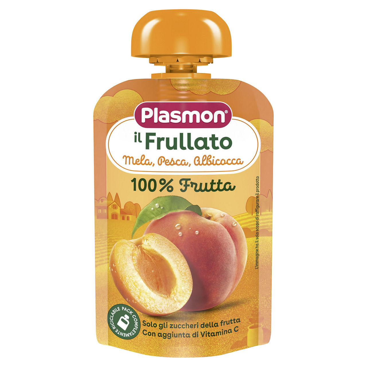 Il Frullato Plasmon mela pesca e albicocca 100 g