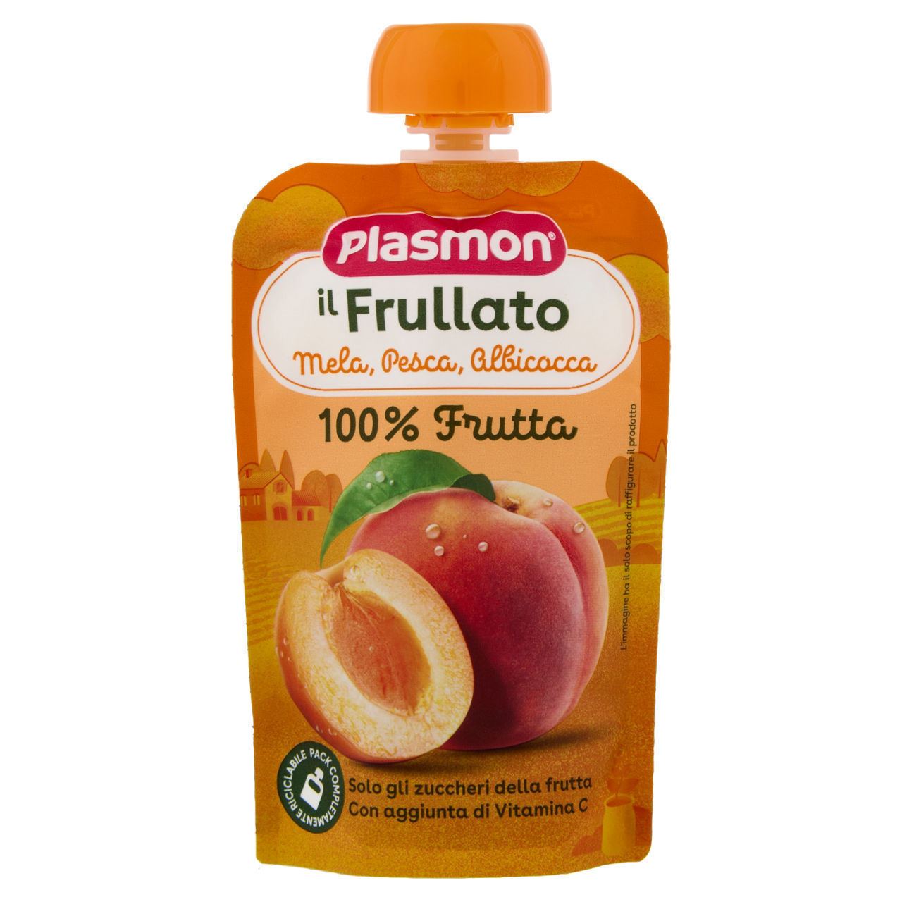 Il Frullato Plasmon mela pesca e albicocca 100 g