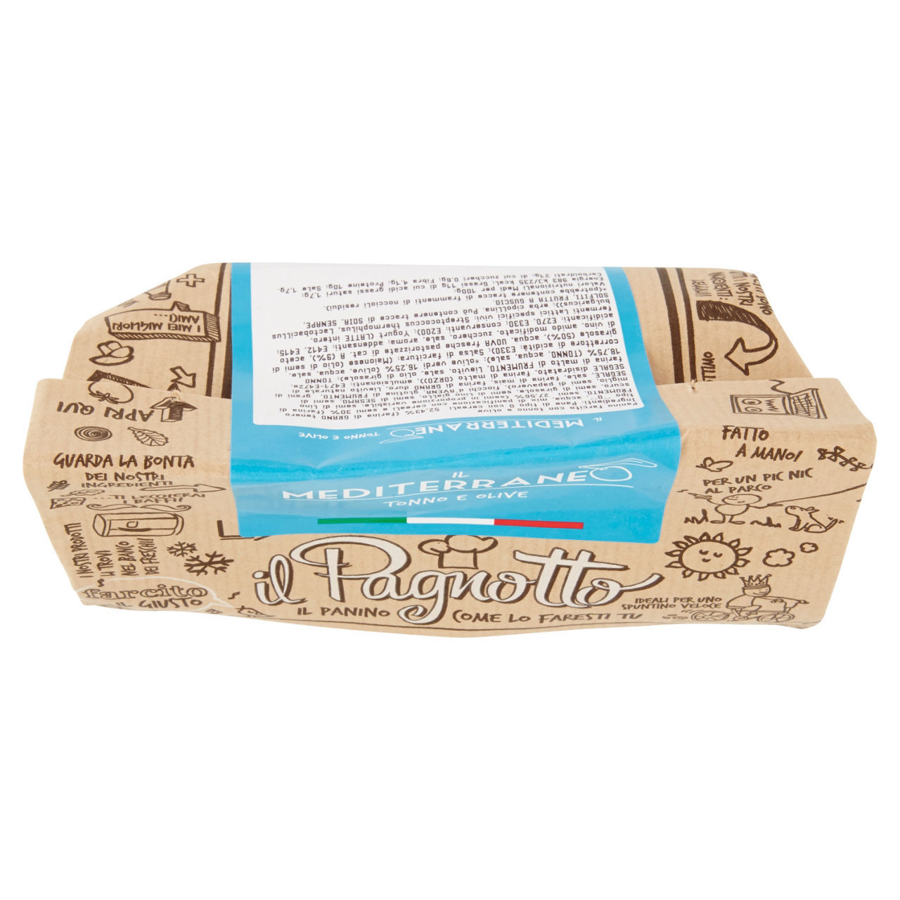 Il panino come lo faresti tu Il Pagnotto mediterraneo tonno e olive 160 g