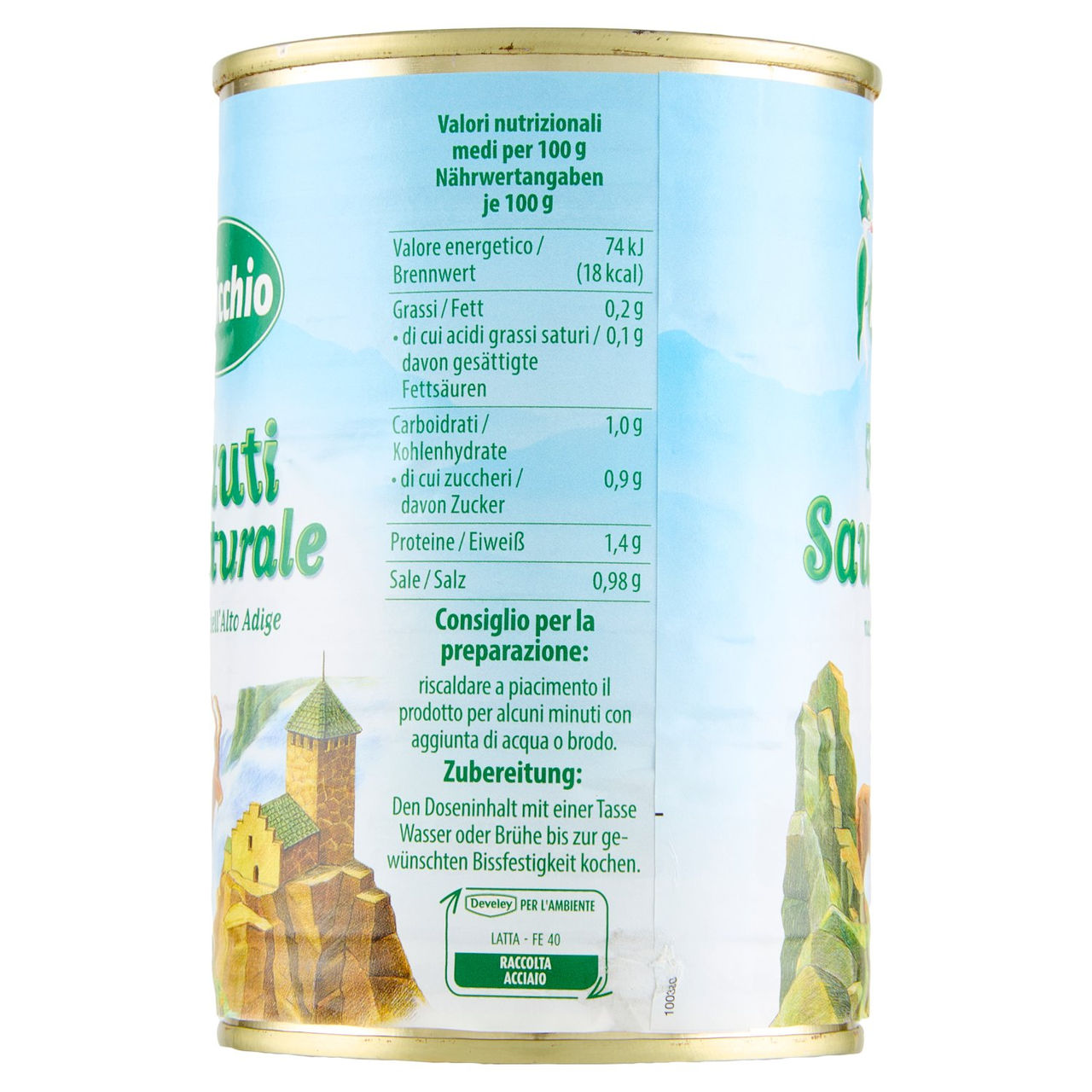 il Picchio Crauti al naturale 400 g