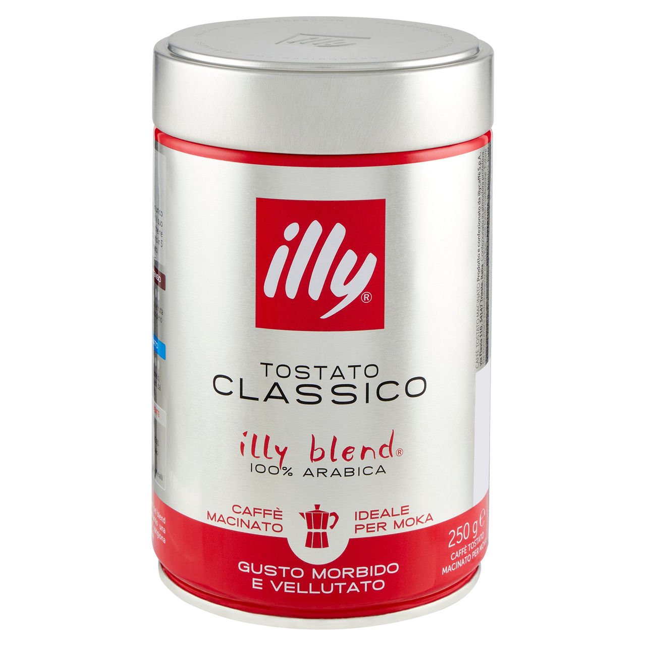 illy Tostato Classico Caffè Macinato Ideale per Moka 250 g