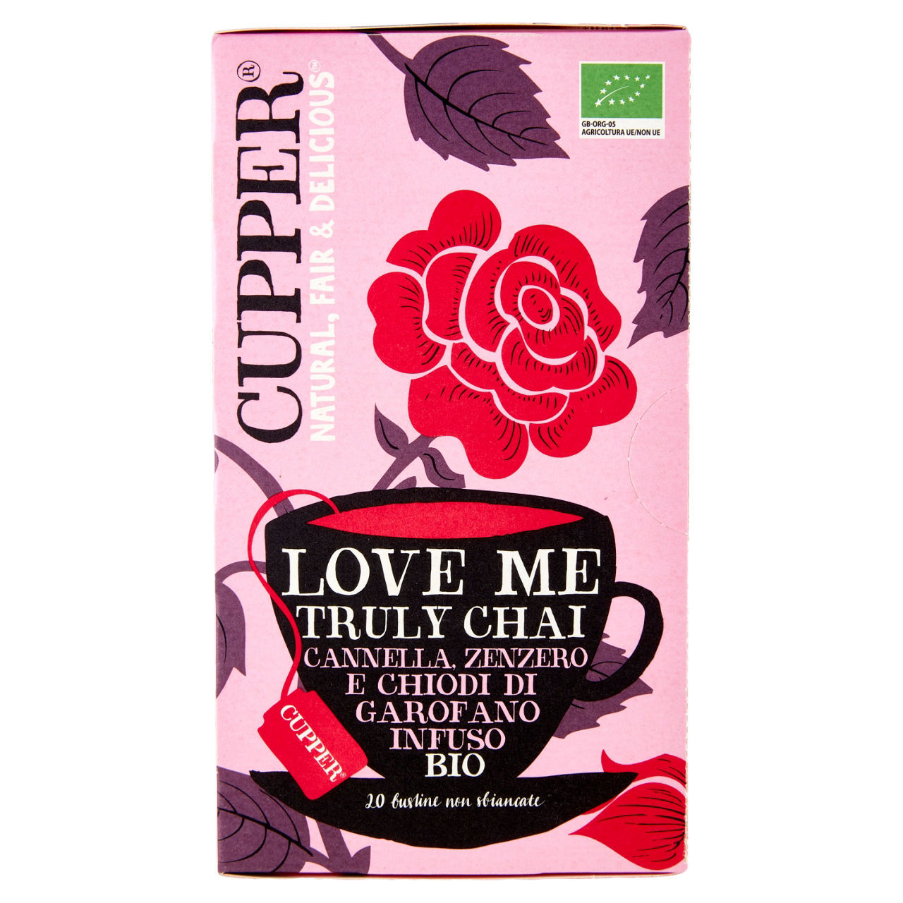 Infuso Cupper cannella zenzero e chiodi di garofano 44 g conf. da 20 filtri