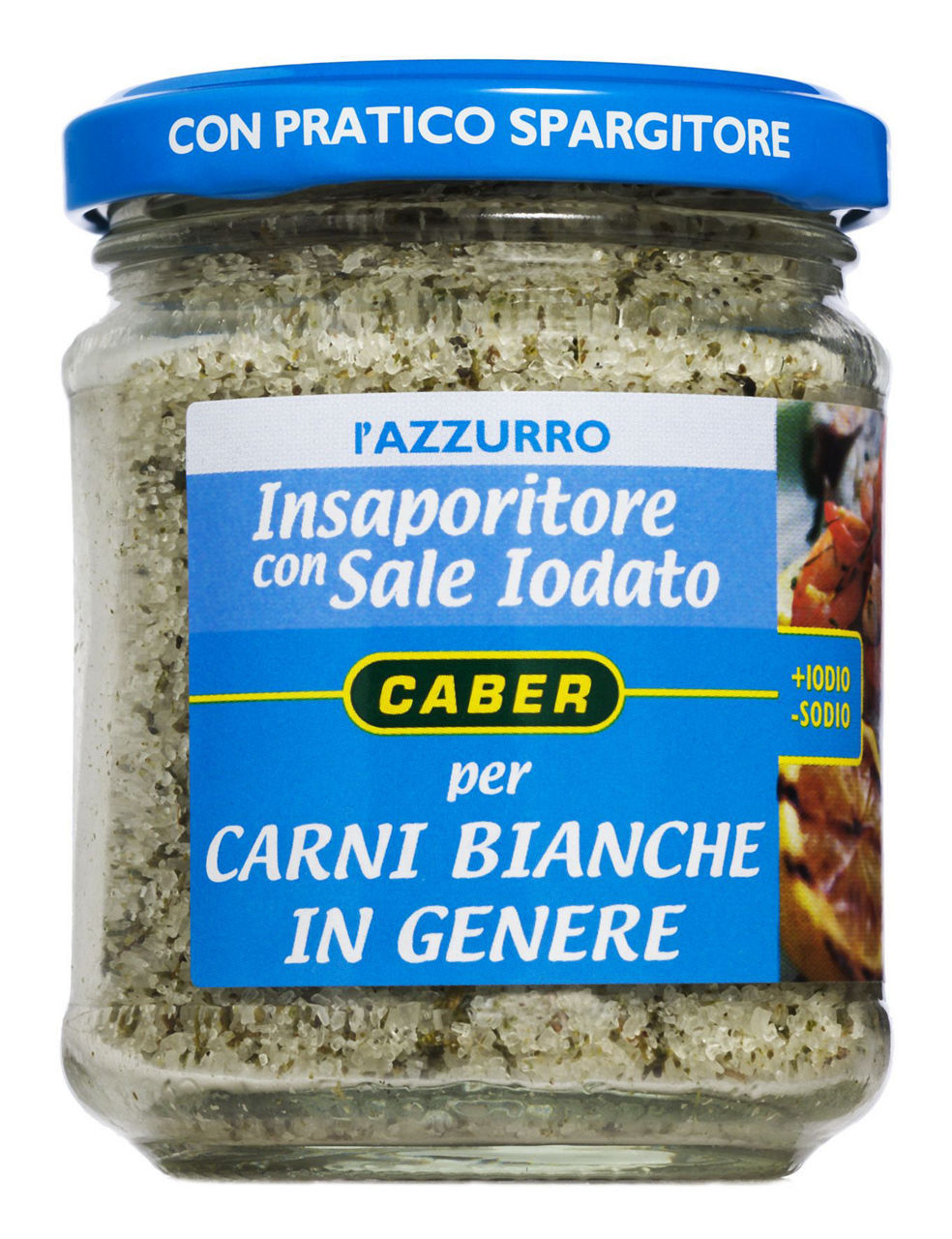 Insaporitore con sale iodato Caber l'azzurro 160 g