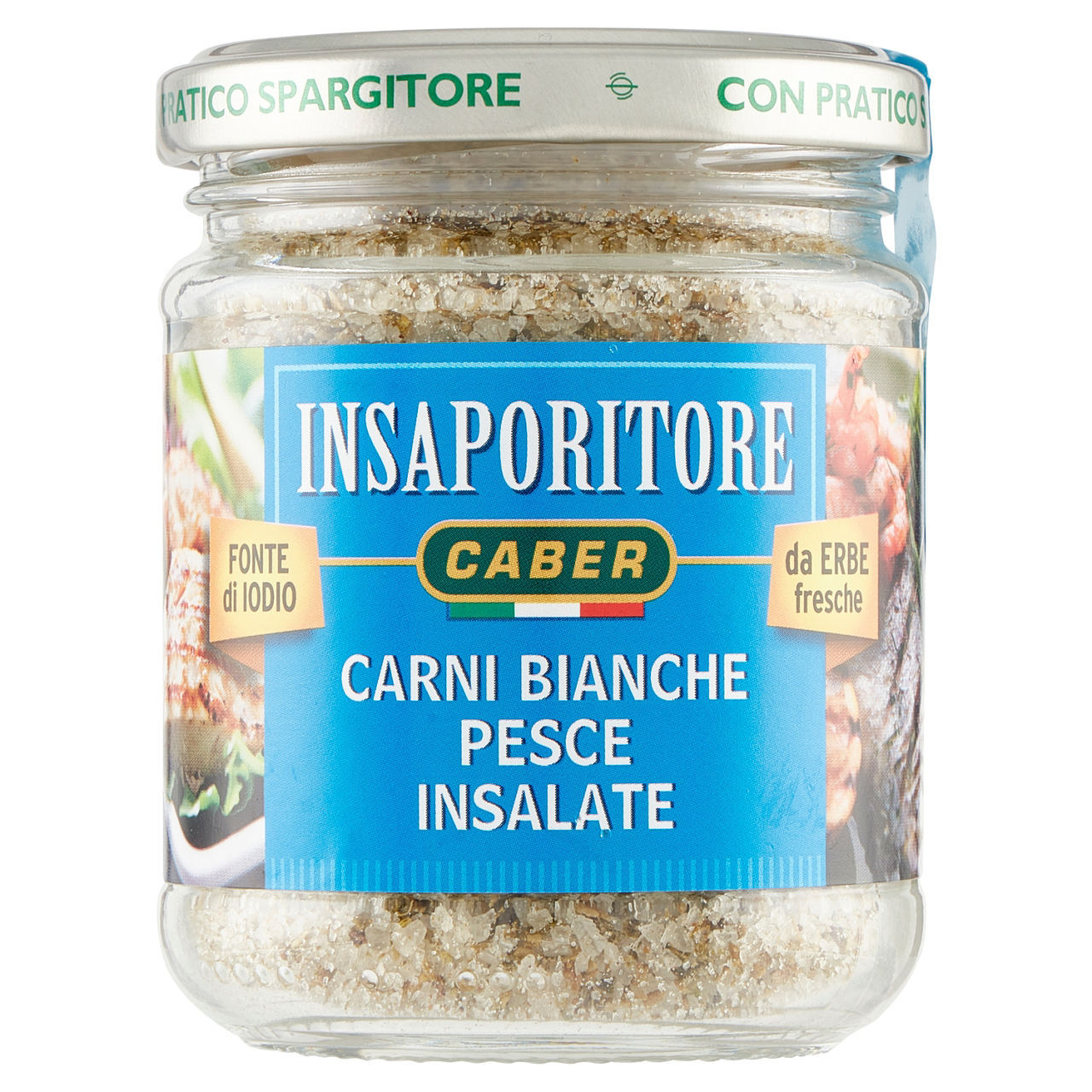 Insaporitore con sale iodato Caber l'azzurro 160 g