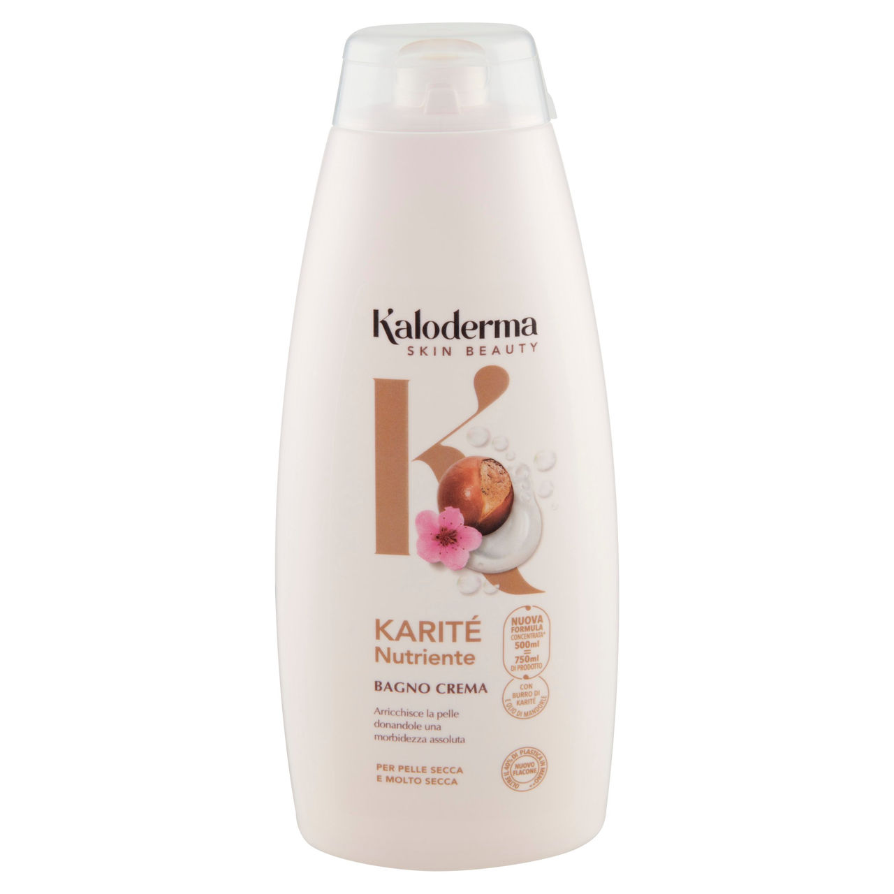 Kaloderma Nutriente Karité Bagno Crema per Pelle Secca e Molto Secca  500 ml