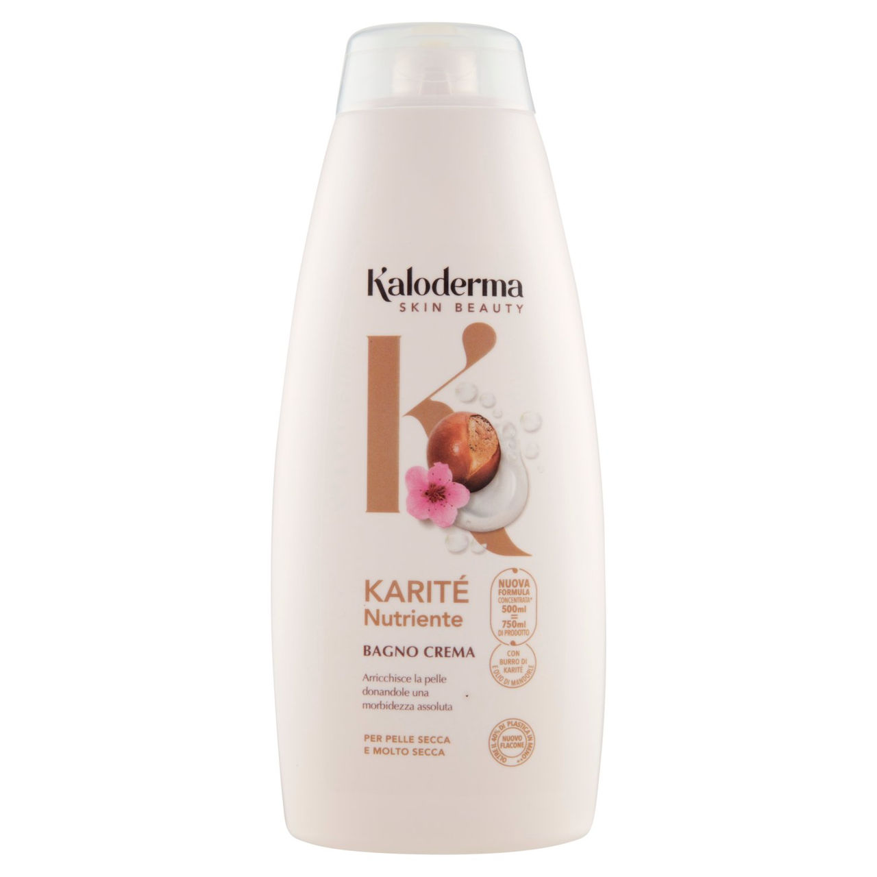 Kaloderma Nutriente Karité Bagno Crema per Pelle Secca e Molto Secca  500 ml