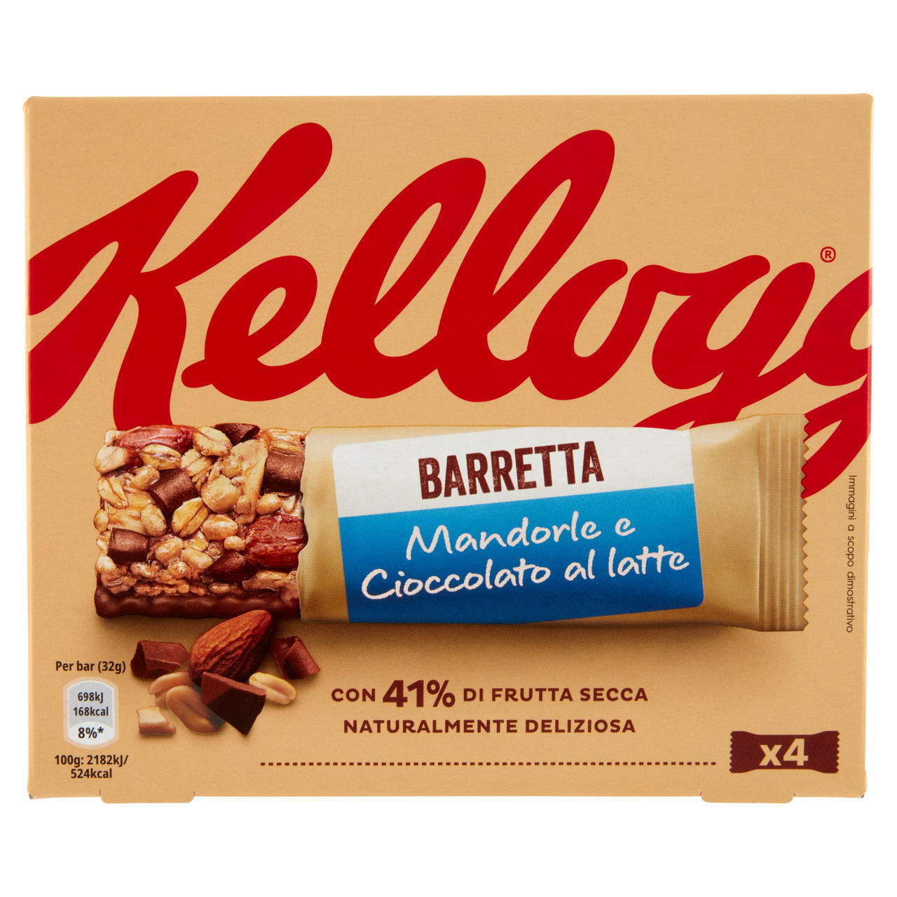 Kellogg's Barretta Mandorle in vendita online