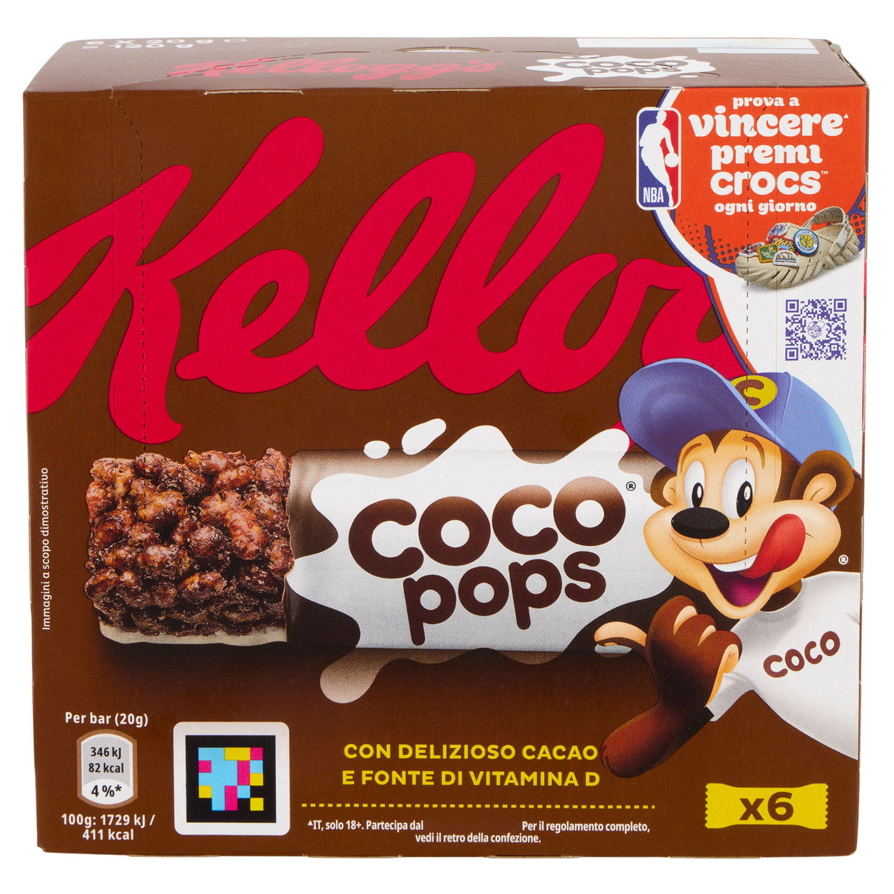 Kellogg's Coco pops 6 x 20 g
