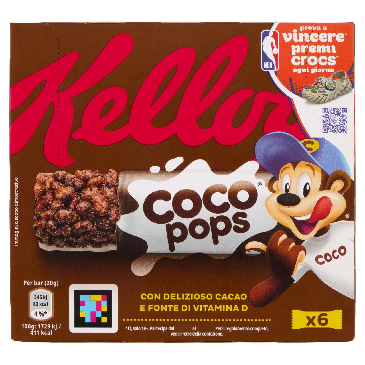 Kellogg's Coco pops 6 x 20 g