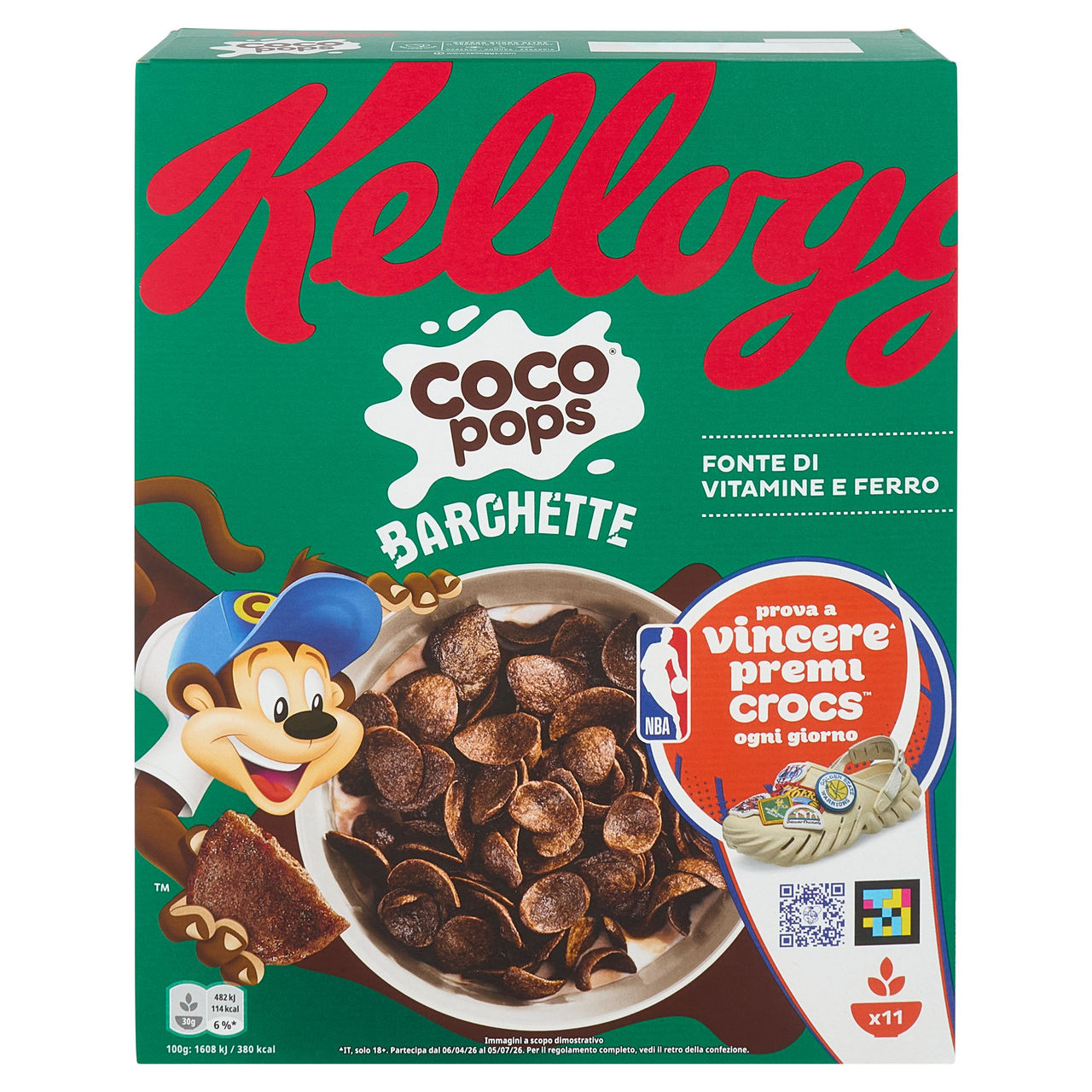 Kellogg's Coco pops Barchette 330 g