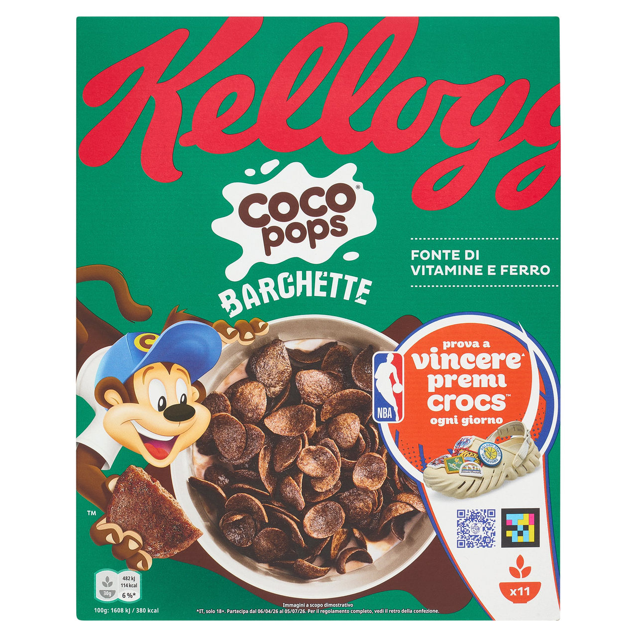 Kellogg's Coco pops Barchette 330 g