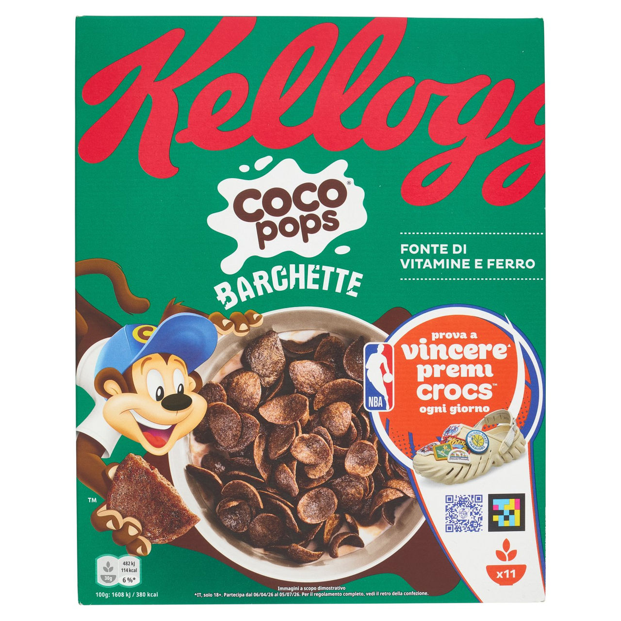 Kellogg's Coco pops Barchette 330 g