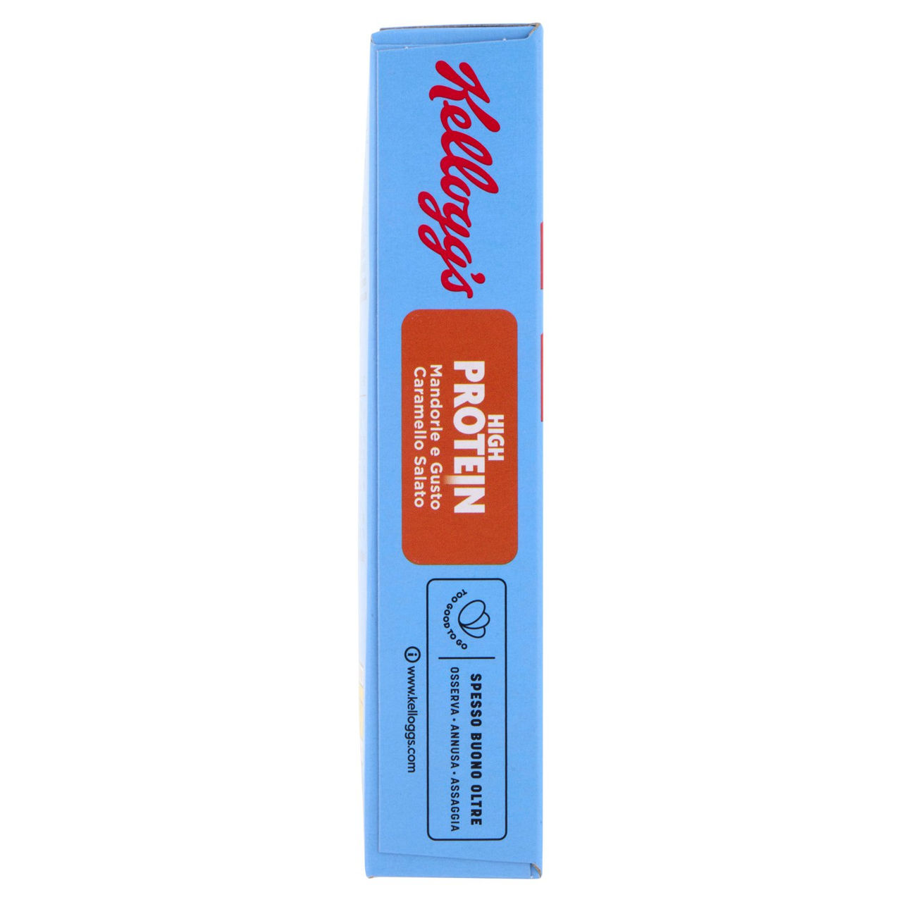 Kellogg's High Protein 26% Mandorle e Gusto Caramello Salato 4 x 35 g