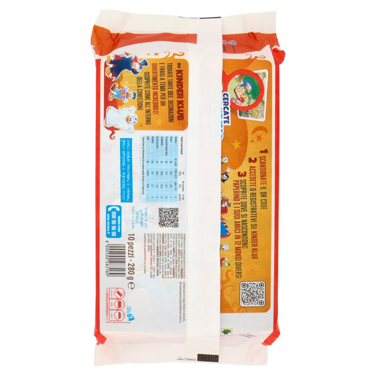 Kinder Brioss Latte e Cacao in vendita online