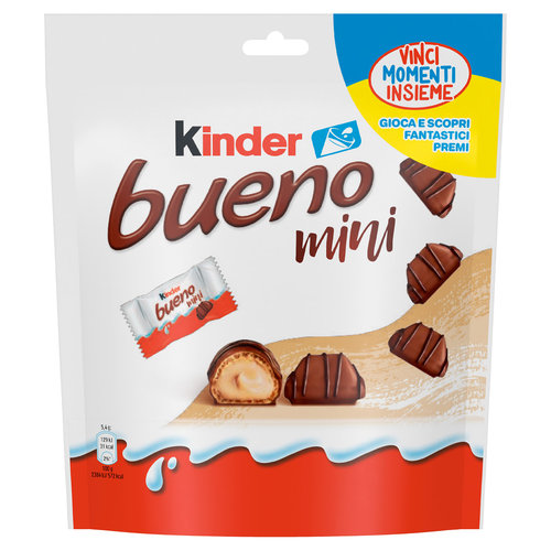 Kinder Bueno wafer farcito al latte e nocciole ricoperto di cioccolato al latte 108 g