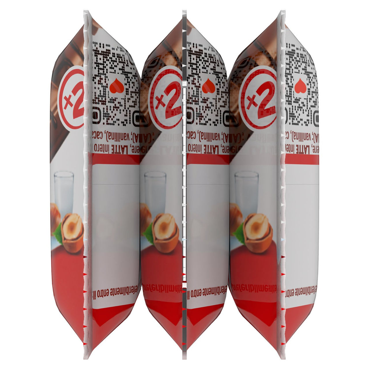 Kinder Bueno wafer farcito al latte e nocciole ricoperto di cioccolato al latte 3 x 43 g