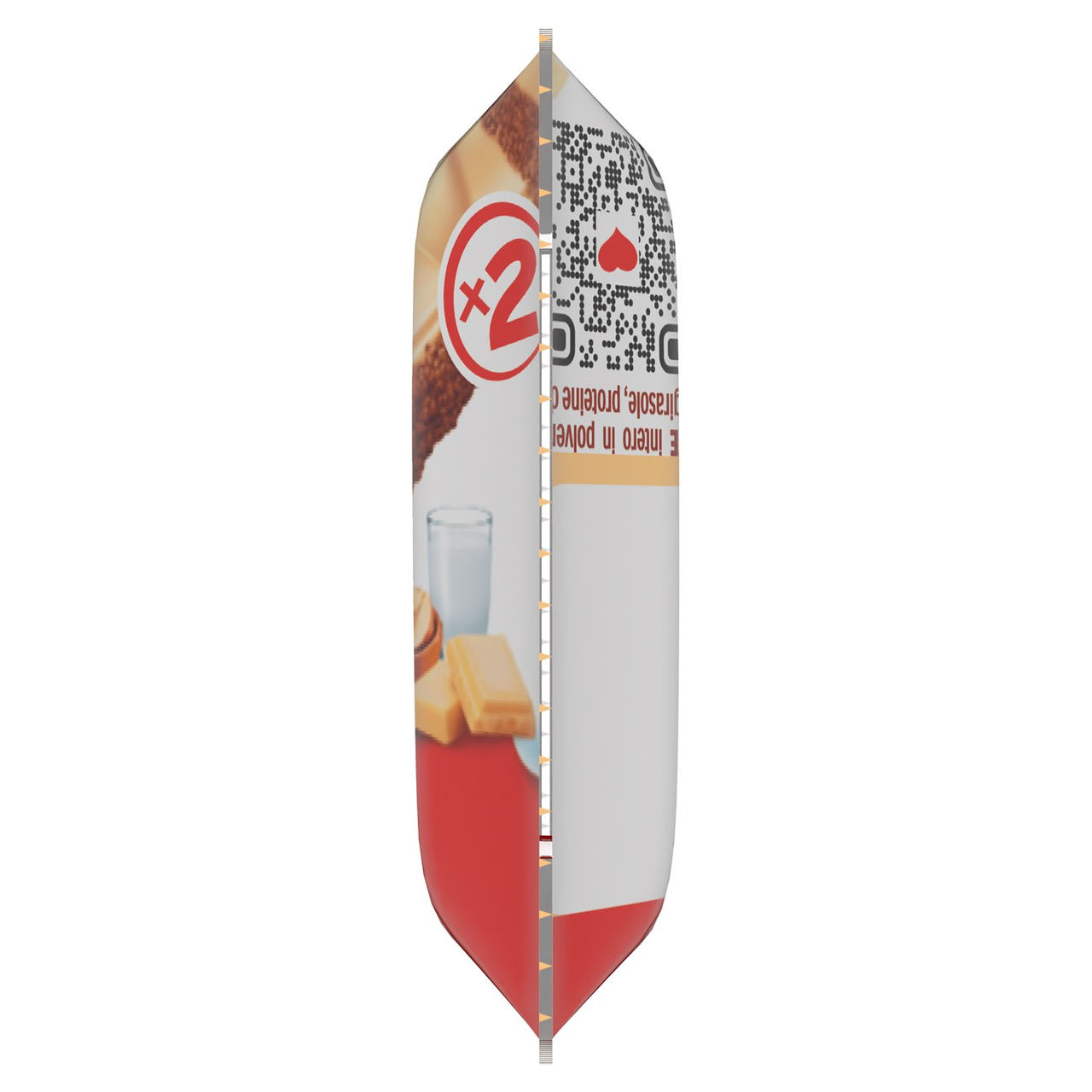 Kinder Bueno White wafer farcito al latte e nocciole ricoperto di cioccolato bianco 39 g