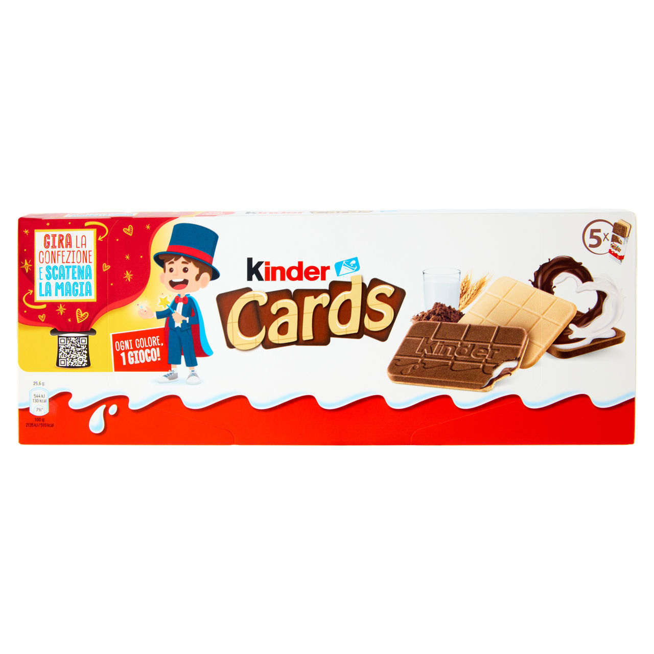 Kinder Cards Ferrero  128 g conf. da 5 pezzi