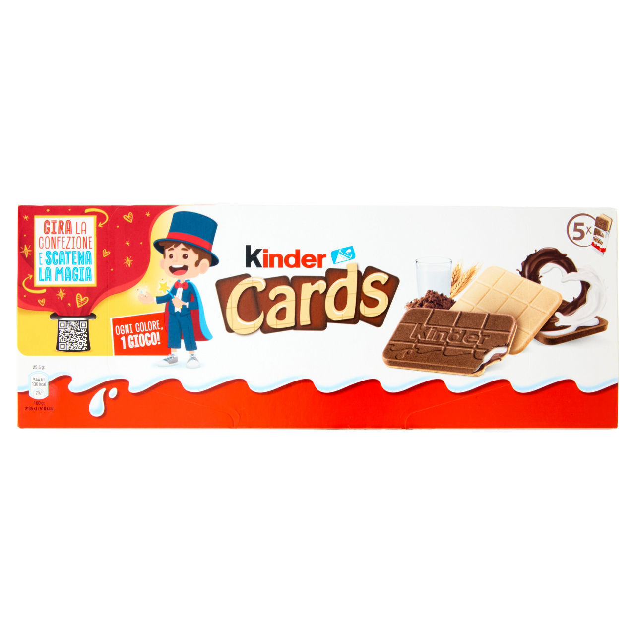 Kinder Cards Ferrero  128 g conf. da 5 pezzi