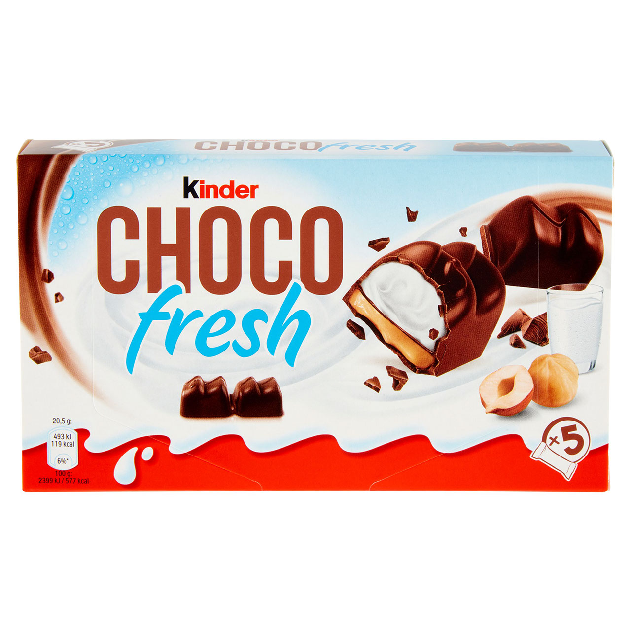 Kinder Choco fresh 5 x 20,5 g in vendita online
