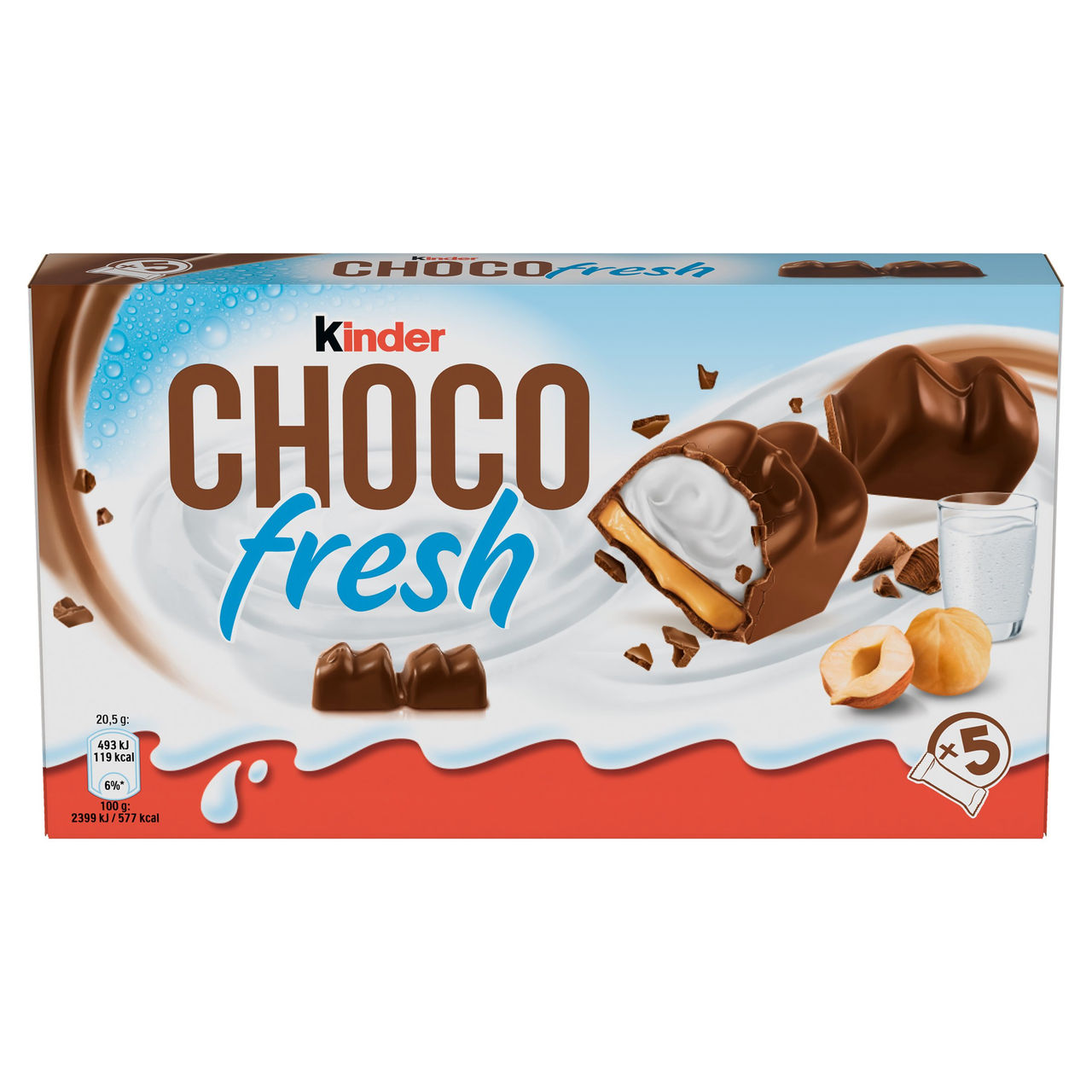 Kinder Choco fresh 5 x 20,5 g in vendita online