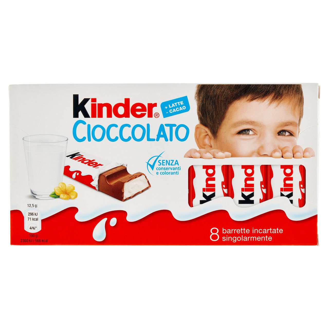 Kinder Cioccolato 8 x 12,5 g in vendita online