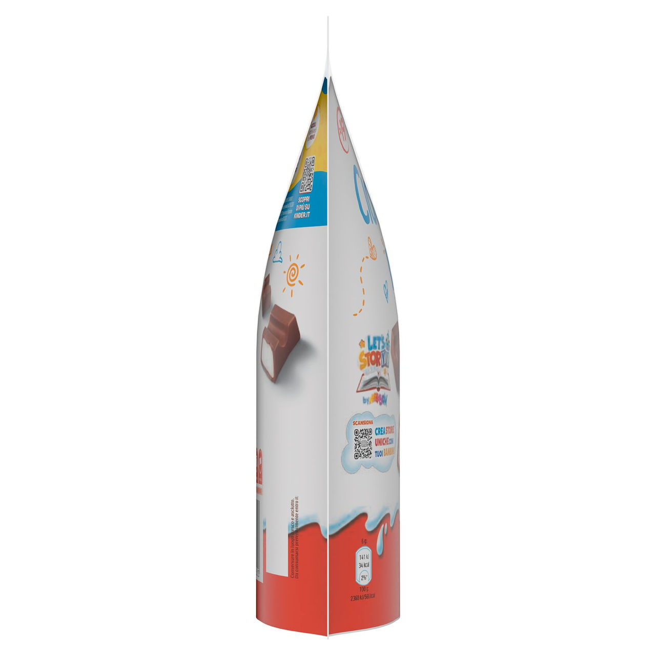 Kinder Cioccolato Mini barrette ricoperte di cioccolato finissimo al latte con ripieno al latte 120g