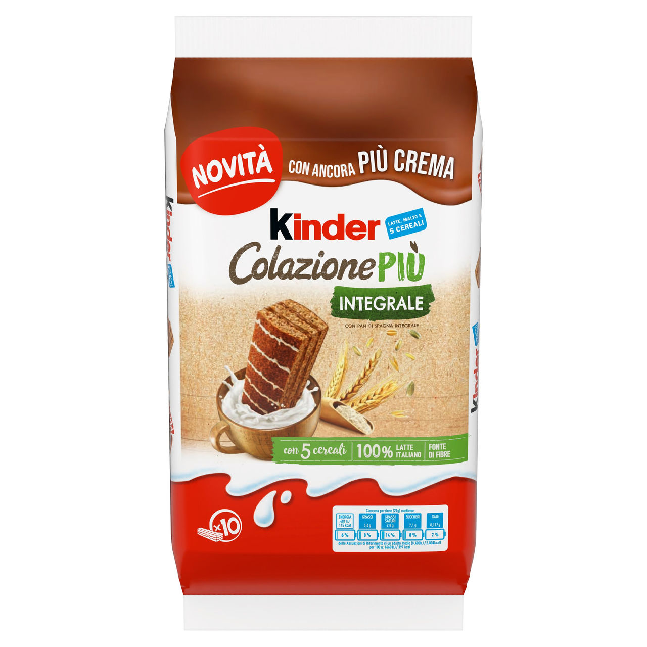 Kinder Colazione Più integrale in vendita online