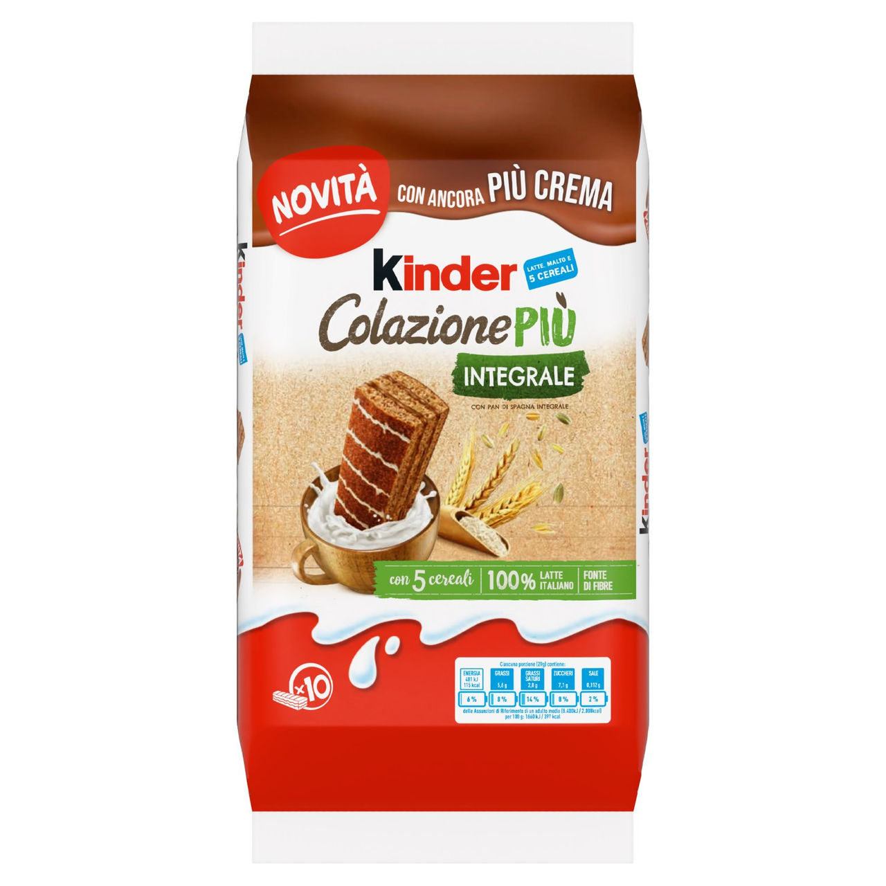 Kinder Colazione Più integrale in vendita online