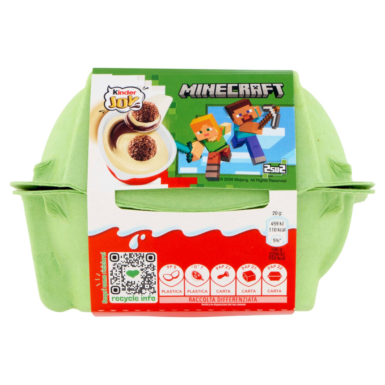 Kinder Joy Minecraft 2 x 20 g