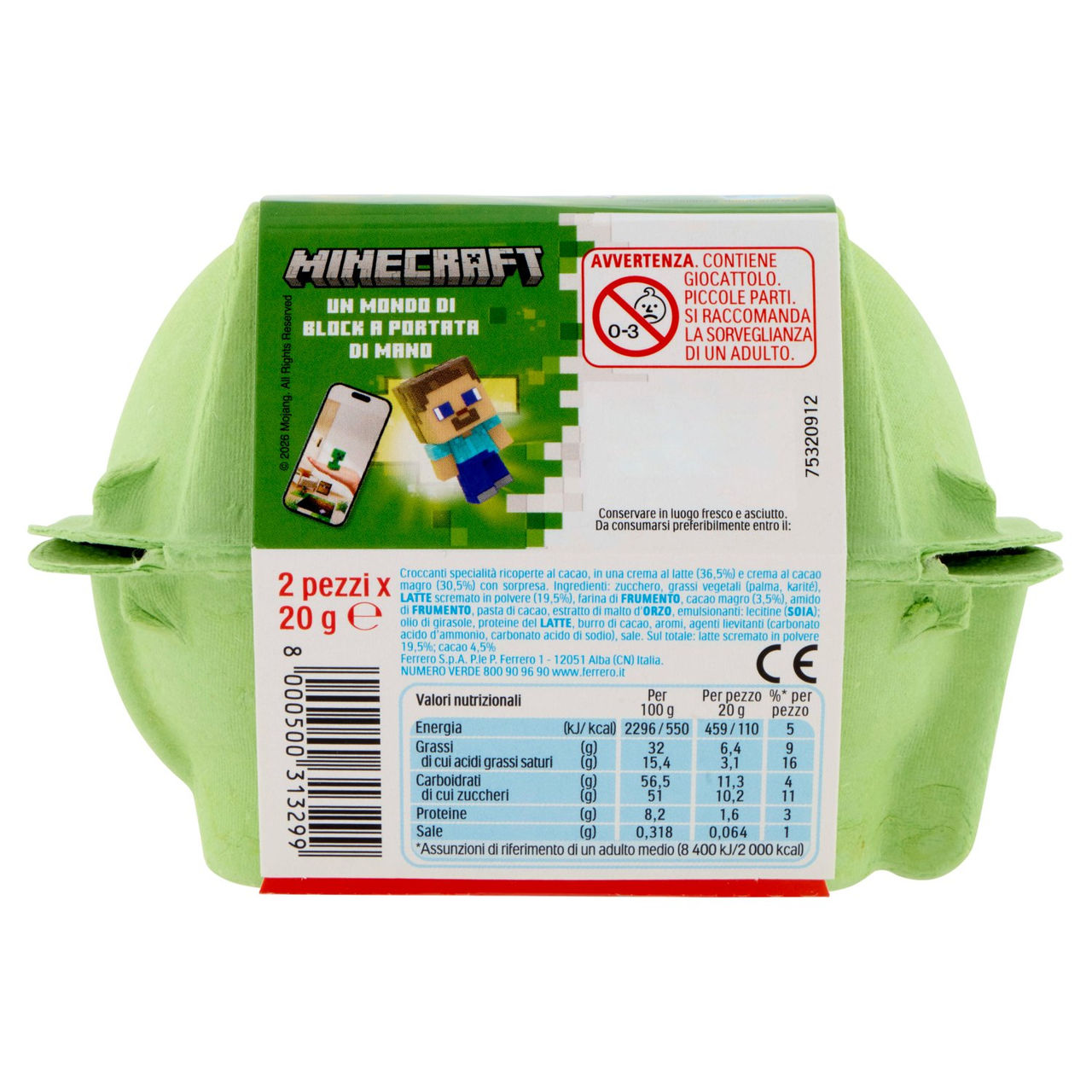 Kinder Joy Minecraft 2 x 20 g