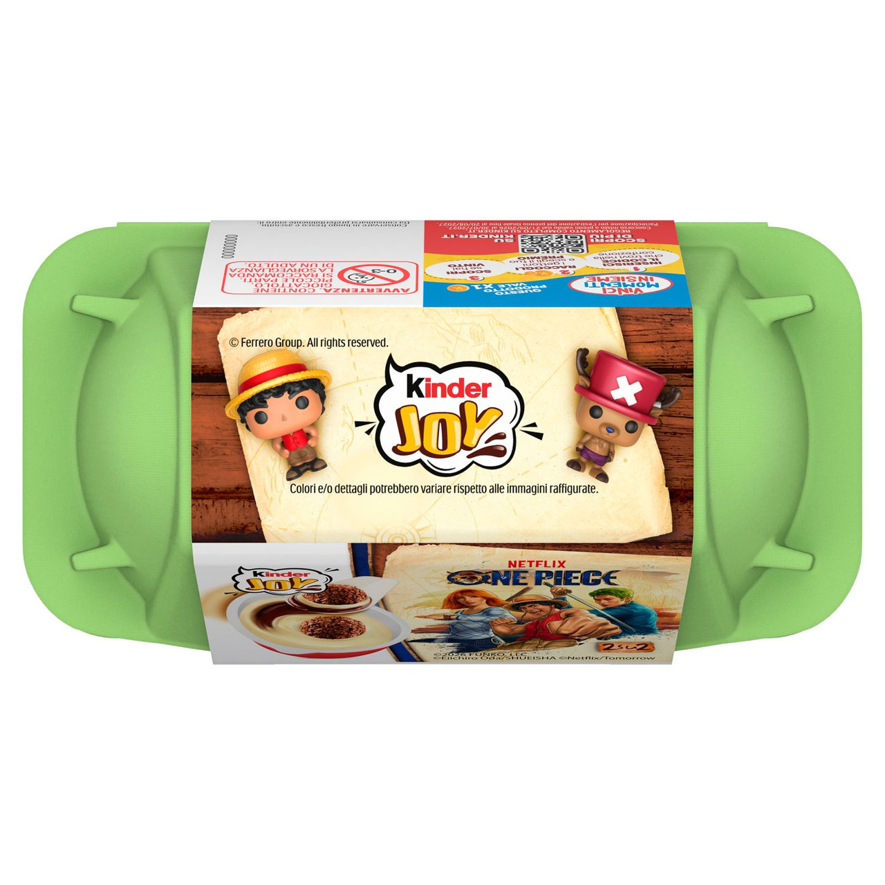 Kinder Joy One Piece 2 uova con sorpresa 40 g