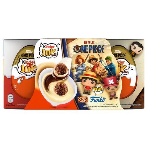 Kinder Joy One Piece 3 uova con sorpresa 60g