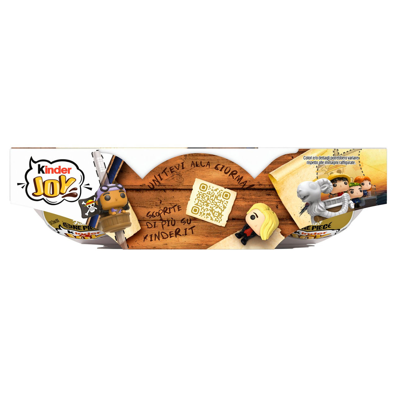 Kinder Joy One Piece 3 uova con sorpresa 60g