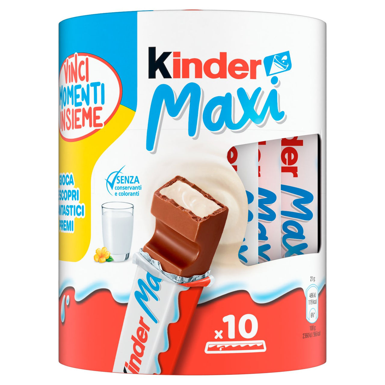 Kinder Maxi 10 x 21 g in vendita online