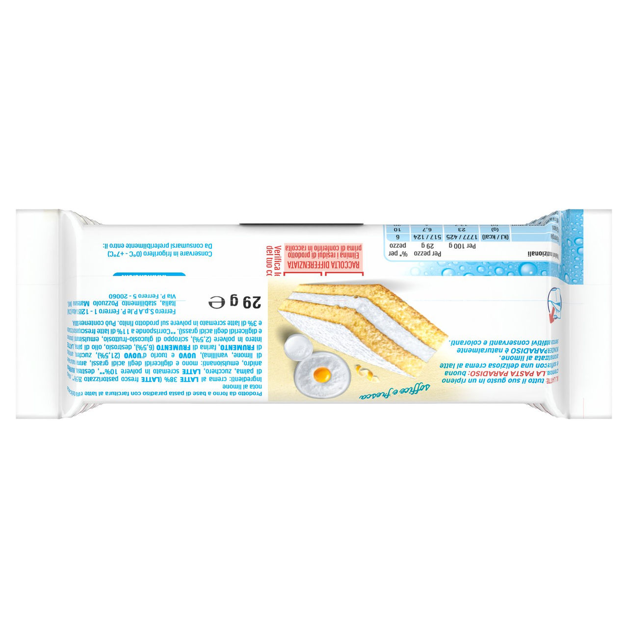 Kinder Paradiso 4 x 29 g in vendita online