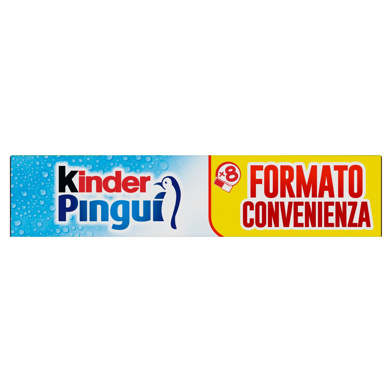 Kinder Pinguì: Merenda con pan di spagna, ripieno al latte e copertura al cioccolato fondente 8x30g