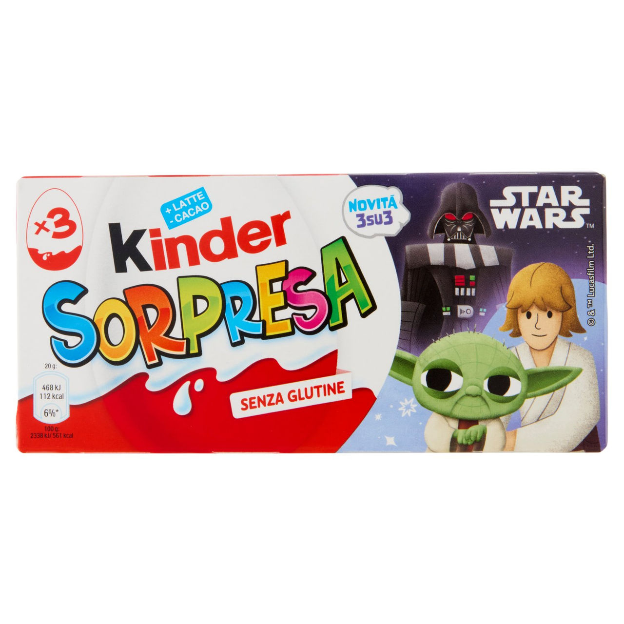 Kinder Sorpresa Star Wars 3 x 20 g