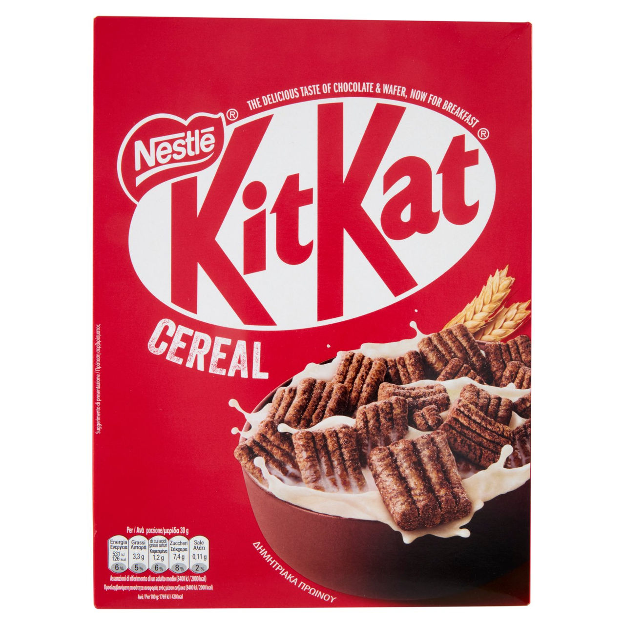KITKAT Cereali Integrali Gusto Cioccolato e Wafer 330g