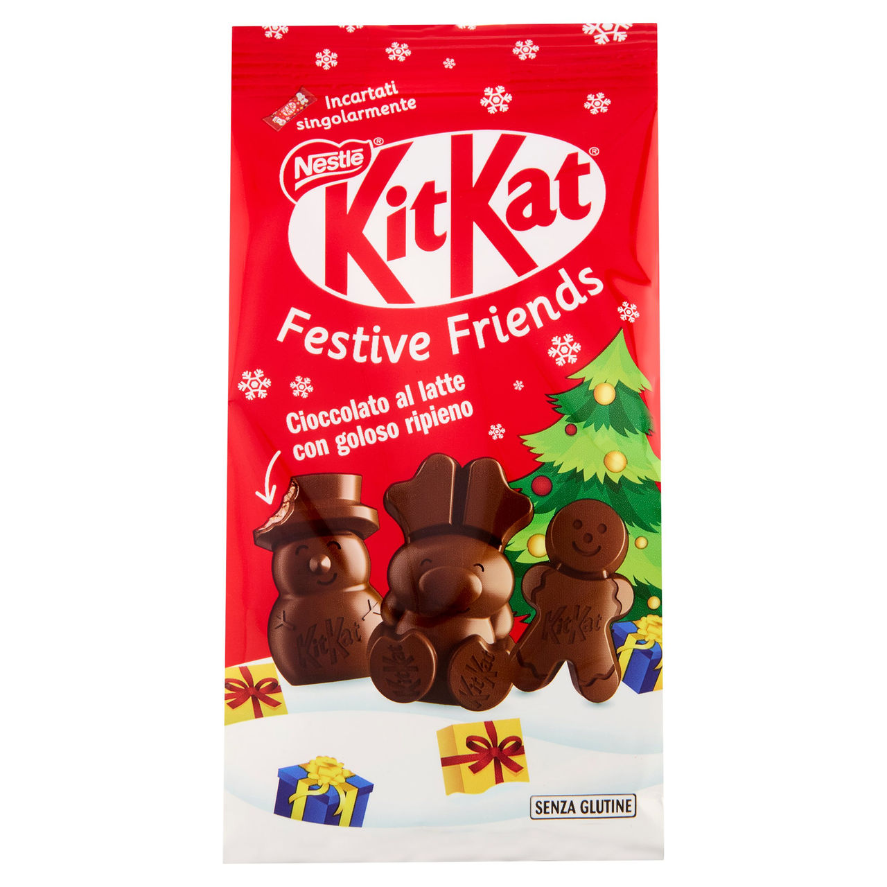 KITKAT Festive Friends Personaggi di Cioccolato al Latte Sacchetto 147g