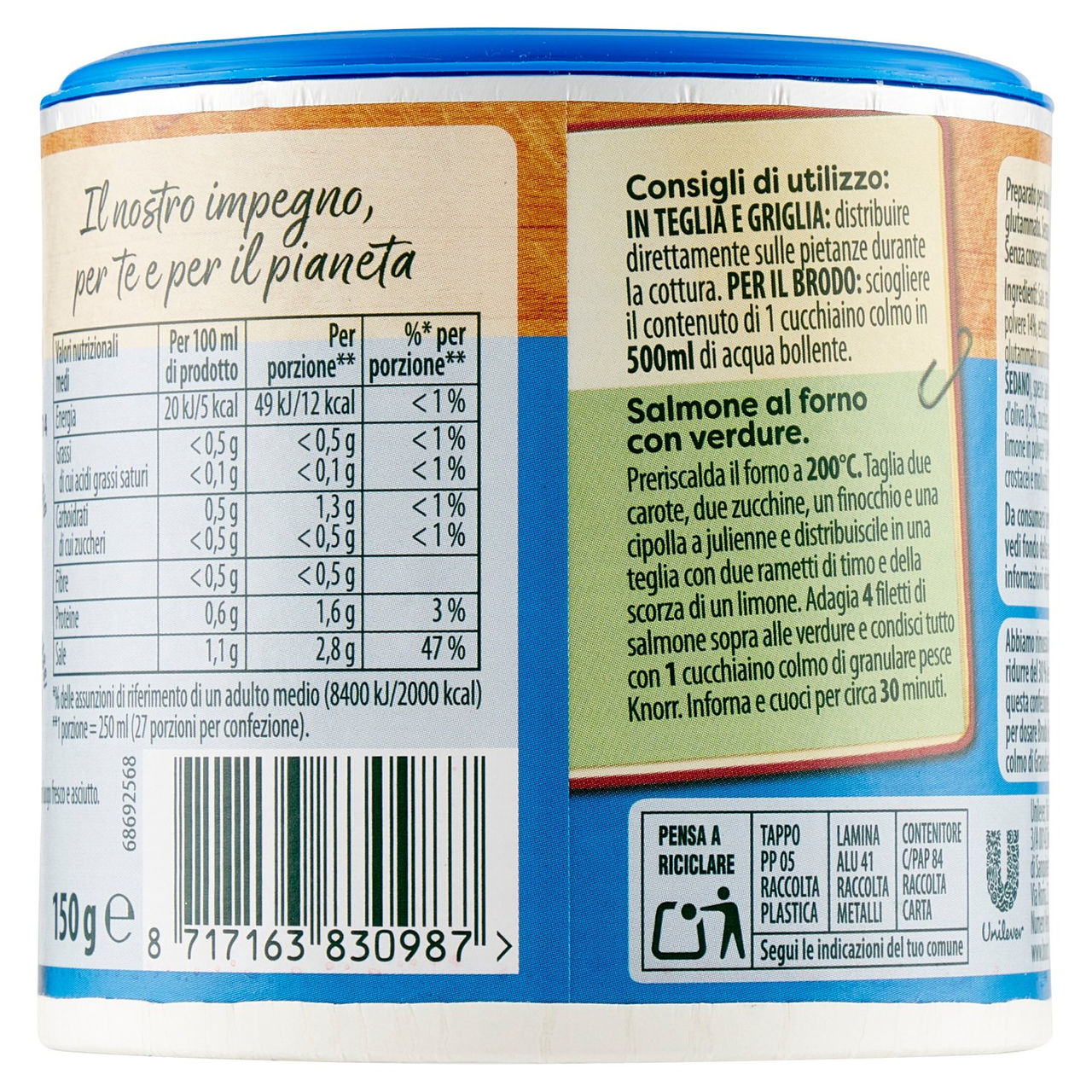 Knorr Brodo Granulare Pesce 150 g