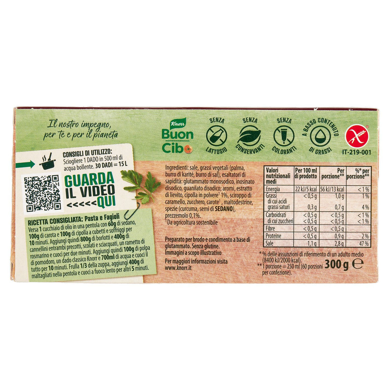 Knorr Classico 30 Dadi 300 g