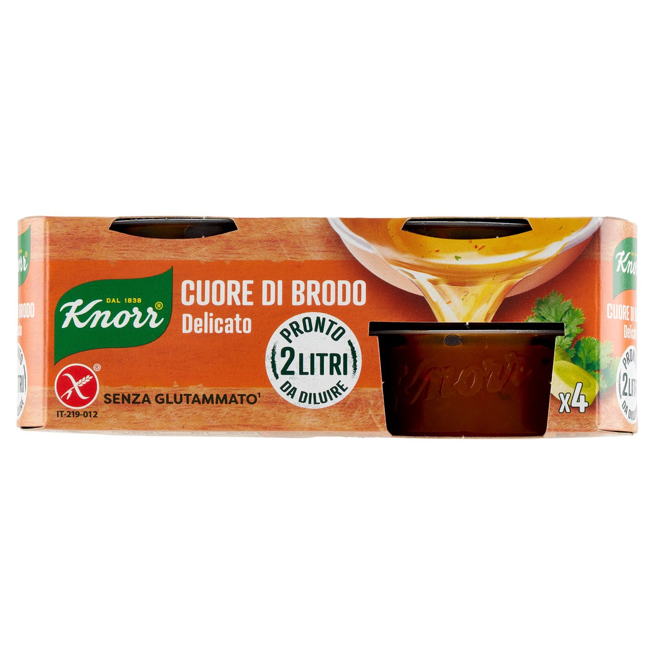 Knorr Cuore di Brodo Delicato 4 x 28 g